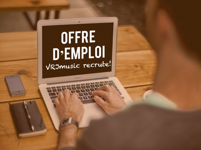 Offre d’emploi : Développeurs Web, Commercial(e)s, Community Managers, & Graphistes Web temps plein (H/F) – VRJmusic 