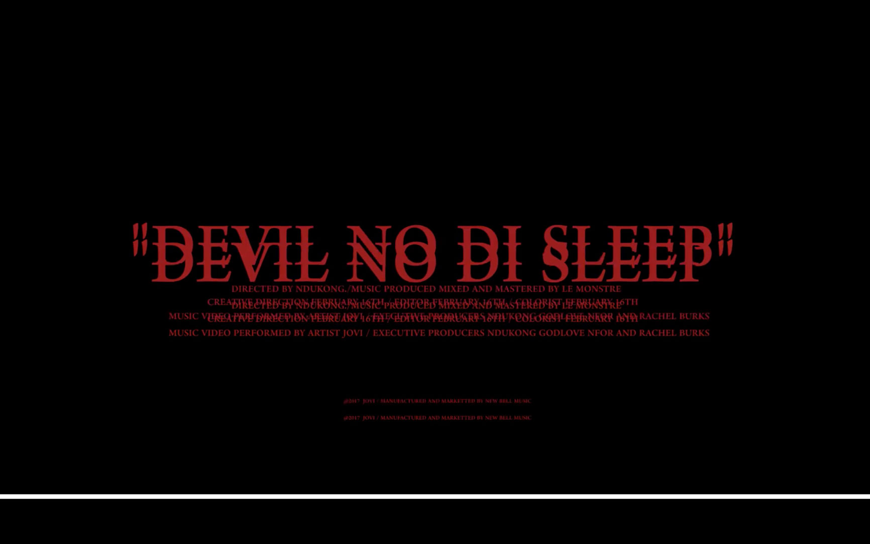 Devil No Di Sleep De Jovi Official Video VRJmusic rocooart-tattoo-devil-doesn-t-sleep